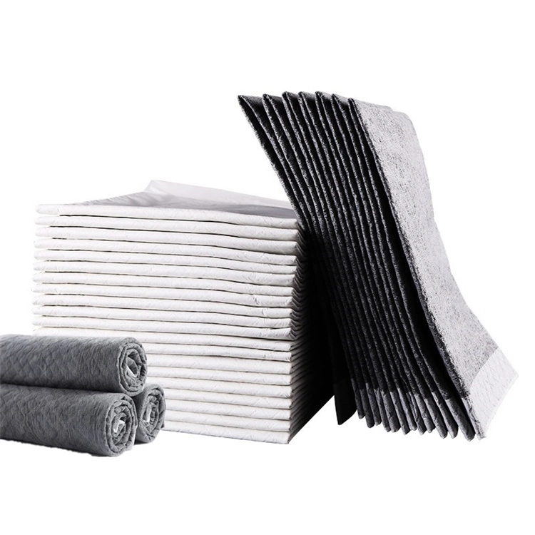 OEM Wholesale Disposable Bamboo Charcoal Pet Wee Bed Dog Toilet Training Mat Carbon Puppy Potty Urine Absorbent Dog PEE Pads