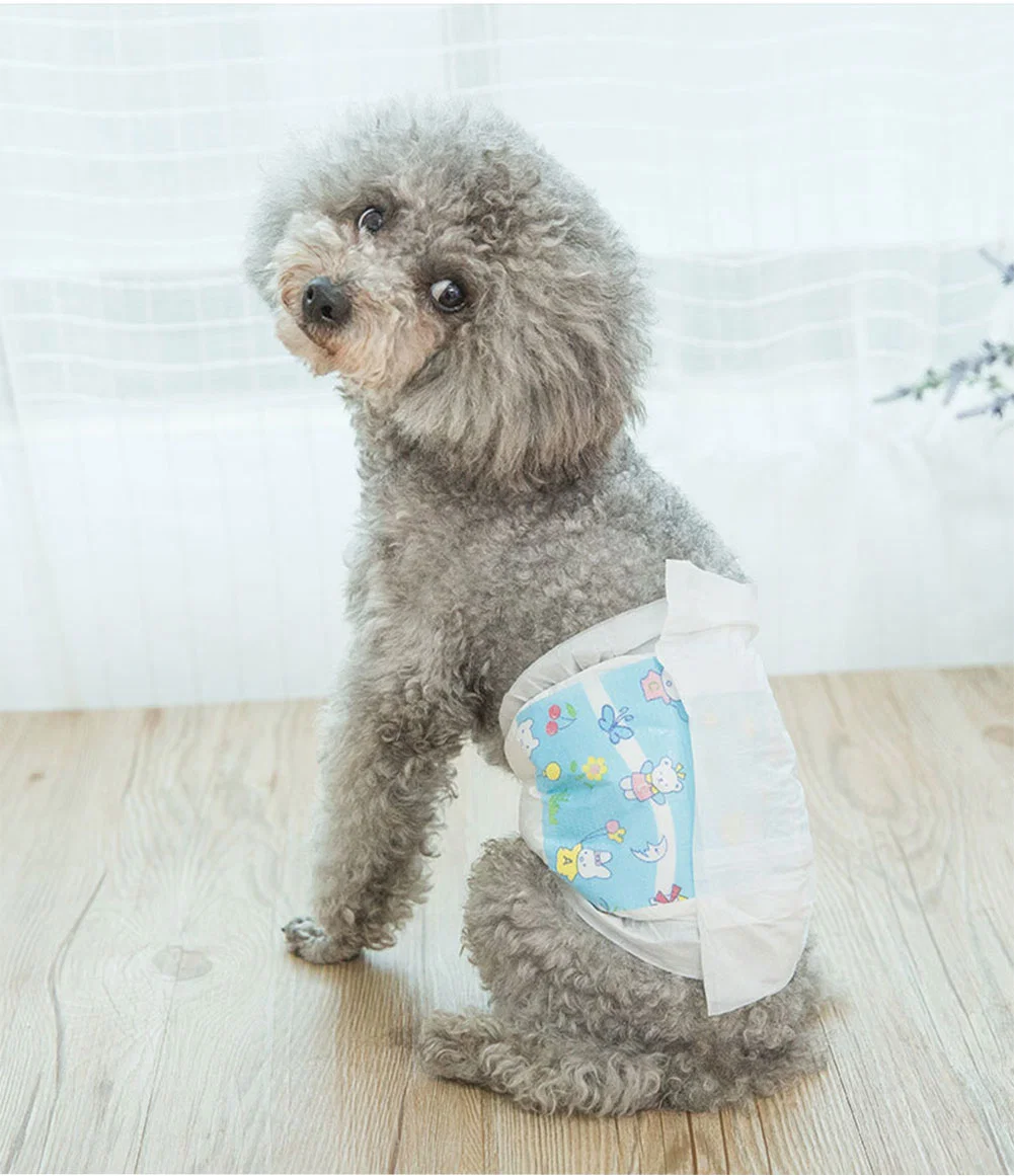 40 Feet Container Wholesale Super Absorbent Soft Female Male Dog Diapers Pet Diaper Disposable