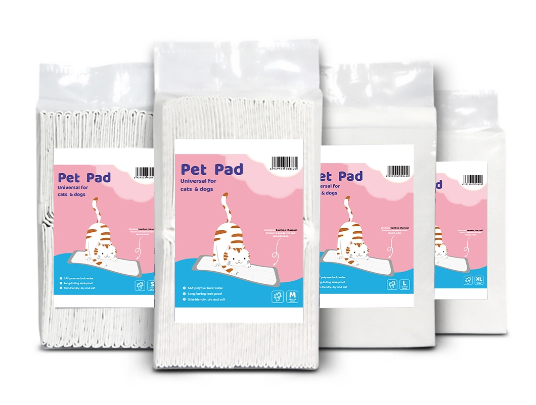 Pet Training Pads Disposable Pad Customized Size and Deodorization Diaper Cleaning Care Pet Pad